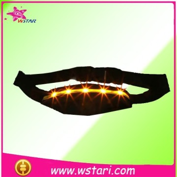 Rechargeable LED Illuminating Adjustable Sports Waist Bag LED Safety Waist Bags