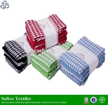 Checked 100% Cotton Terry Tea Towels