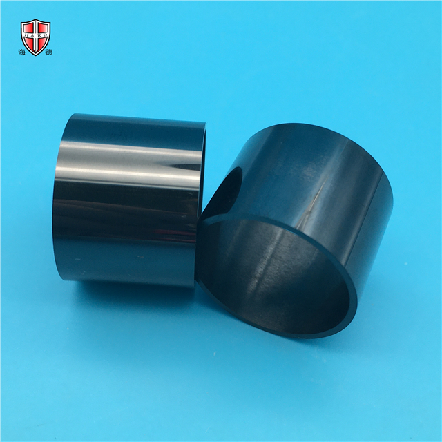 shining surface silicon nitride ceramic tube bush sleeve