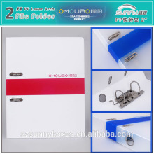 Eco-friendly Plastic Presentation File Folder With 2 Inch Metal Lever Arch File Clip