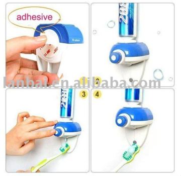Toothpaste dispenser squeezer
