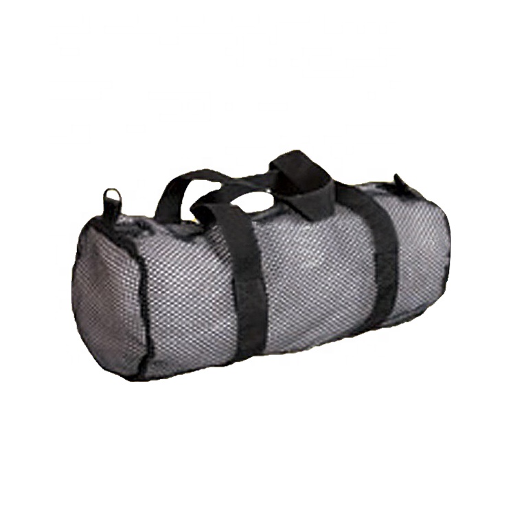 Polyester PVC coated mesh construction heavy duty duffle mesh bag, diving equipment/