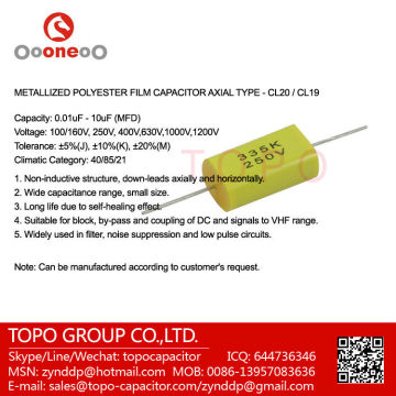 polyester film capacitor 400v