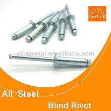 Open end blind rivets zinc rivets
