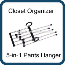 5 in 1 Pants Hanger,Closet Organizer, Foldable Clothes Hanger