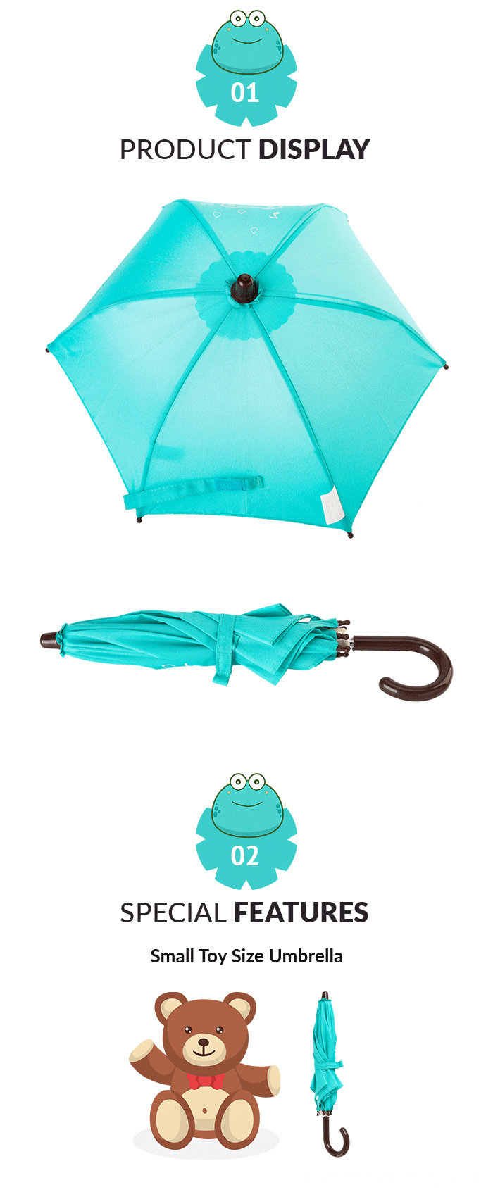 Oem Decorative Toy Umbrella For Display