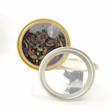 Transparent Peel-Off Tea Can Lids and Aluminum Bottle Seals