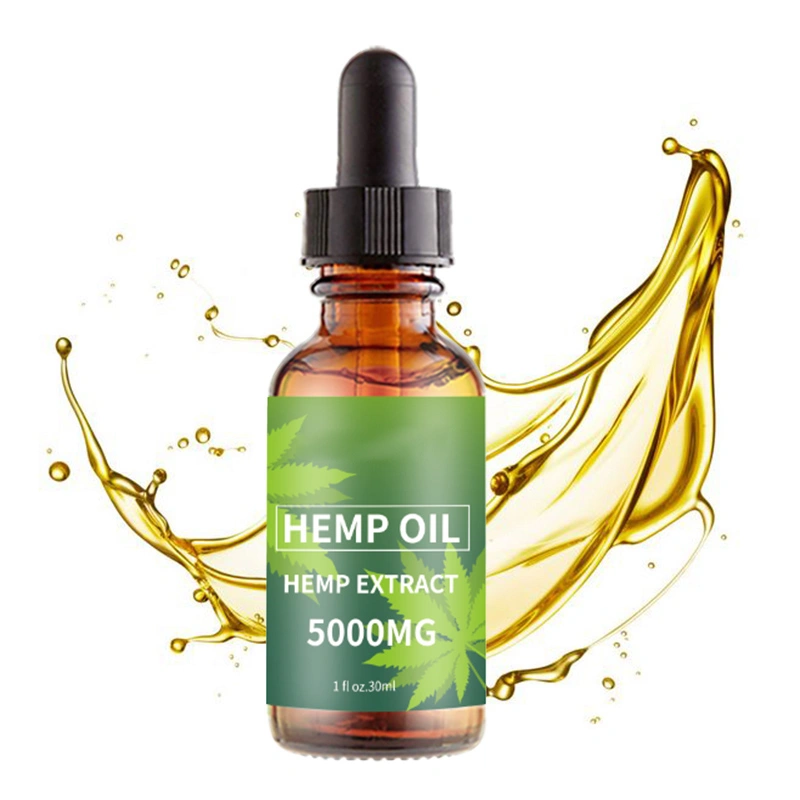 Private Label Hemp Seed Extract Oil - 5000 Mg for Anxiety Relieving Anxiety and Stress