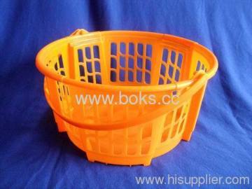 Round Plastic Fruit Basket With Handle 