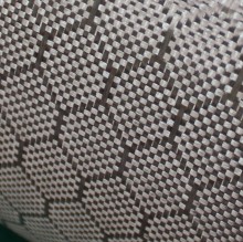 Silver Hexagonal Weave Carbon Fiber Fabric