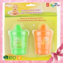 Babypro 2015 Hot Sale High Quanlity Baby Product Baby Bottle Cartoon Cheap Baby Cup Baby Training Cup Baby Cup Set