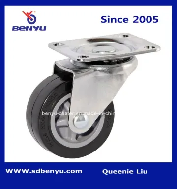 Light Duty Black PU Trolley Wheel