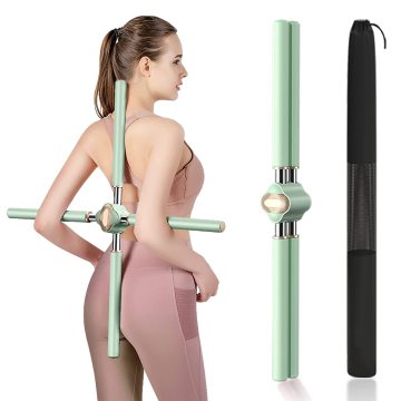 Retractable Back Brace: Women's Posture Corrector Stick for Yoga and Stretching