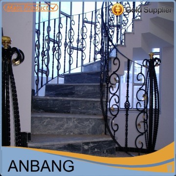 Decorative Wrought Iron Indoor Stair Railing
