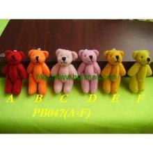 Plush Teddy Bear Keychain