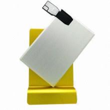 Metal credit card type USB flash drives
