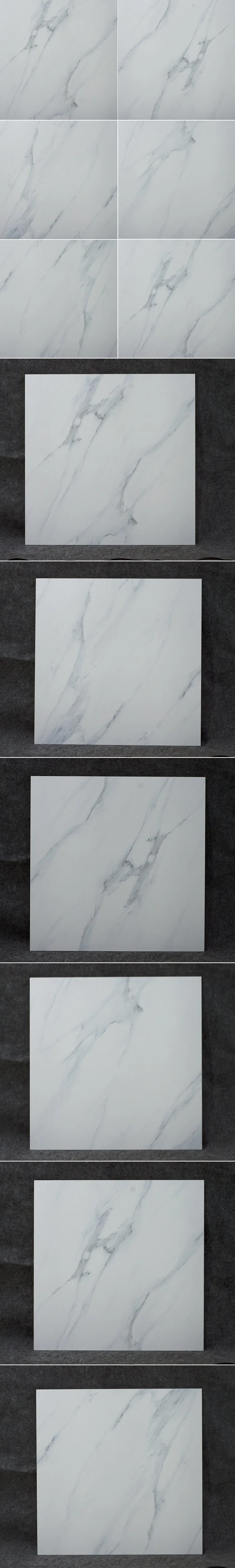 India Mediterranean Dealers Premium Ceramic Bianco Carrara Honed Marble Tile