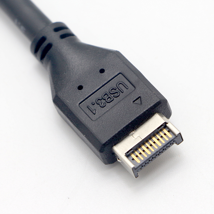 Bofan Audio Mic Dual USB 3.0 Ports PC Computer Case Front Panel USB Power Switch Cable Main board cable