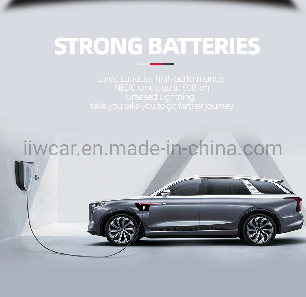 EV Car Ehs9 6/7 Seat High-Speed Electric Vehicle New Energy China Electric Car New Cars Second Hand Used Car Longe Range Electrical Vehicle Adult Cars
