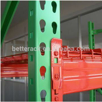 steel teardrop pallet racking