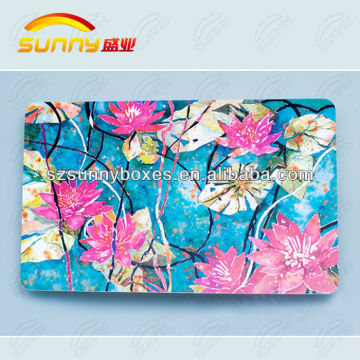 clear printed plastic placemats