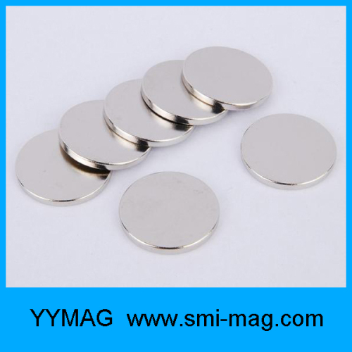 Thickness 2mm disc neodymium hidden magnet snap