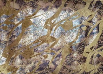 Knitted Velvet With Bronzing Sofa Upholstery Fabric