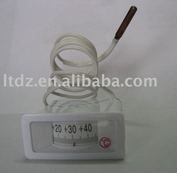 Refrigerator capillary thermometer