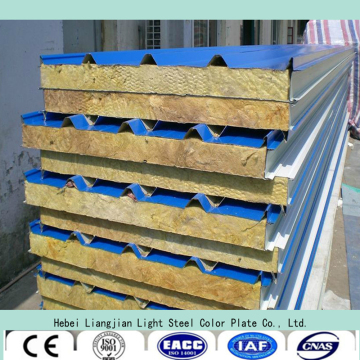 Rock wool sandwich fire resistance panels