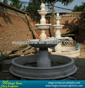 marble outdoor garden water fountains