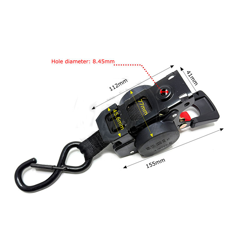 Geri Çekilebilir Cırcır Bağlama Kayışı4 Retractable Rachet Tie Down Strap4