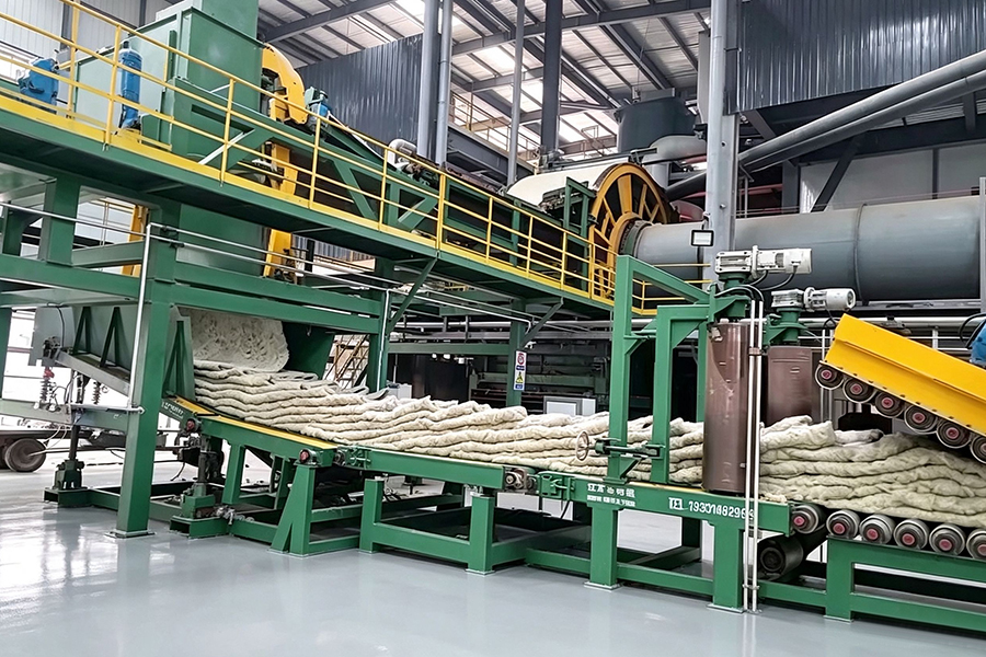 Linha de produção de lã de rocha07 Rock wool production line07