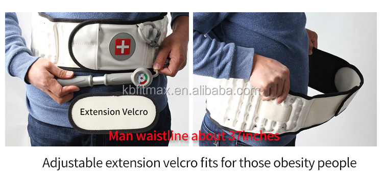 lumbar support decompression spinal air traction back belt