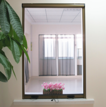 Aluminium roller windows with mosquito net