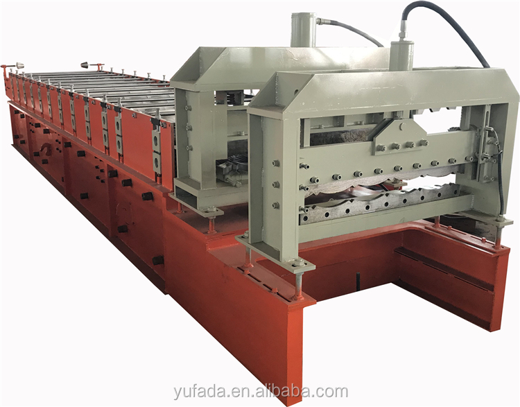 Monggo mesin genteng 800 metal step tile profile sheet roll forming machines for Indonesia