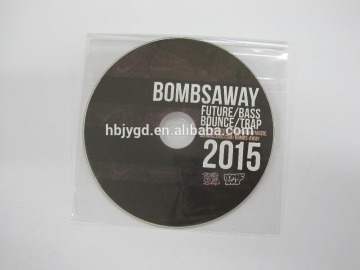 CD replication with artwork printed and plastic sleeve package.