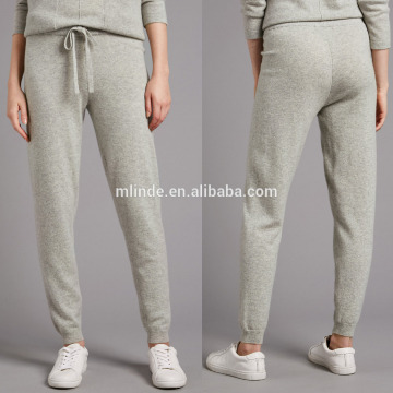 Fashion Women Pure Cashmere Joggers Womens Joggers Tapered Pants Wholesale Custom Manufacturer Wholesale OEM