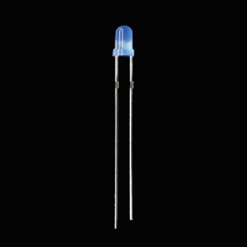 LED azul difuso superbrillante de 3 mm 465nm-470nm