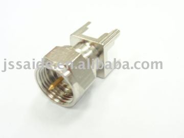 <436>F male pin connector for PCB mounting