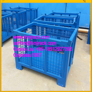Foldable Metal Wire Mesh Cage Pallet
