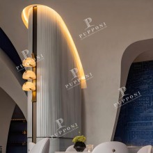 Spain Marble Wall Light: Decorative Indoor Alabaster Wall Sconce