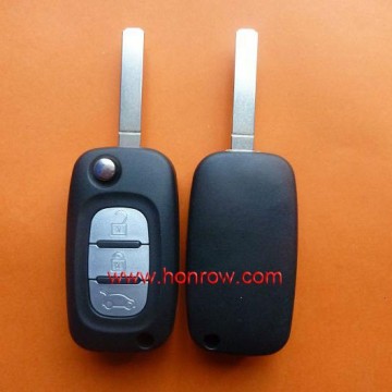 3 button remote key blank for Renault Card key