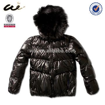 short style design black padding jackets