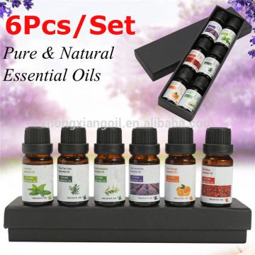 Set de 8 regalos de aromaterapia con aceites esenciales