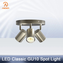 Triple Round GU10 LED Spotlight: Unified Lighting Solution