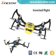 Inverted flying 2.4G small rc helicopter drone with lights.
