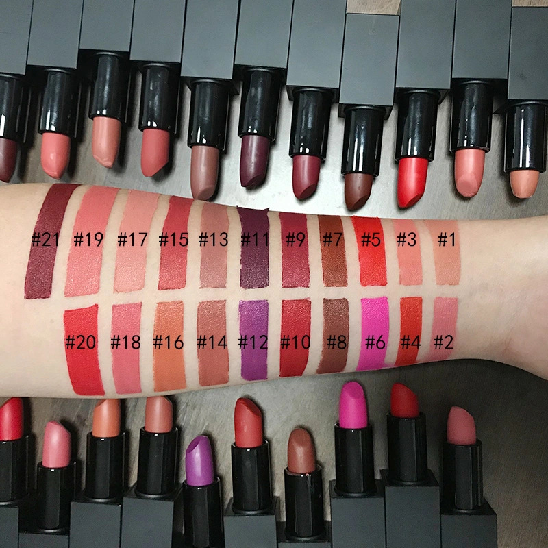 Son môi Matte Lip Stick Tự nhiên Lâu dài Dưỡng ẩm Son môi Velvet Son môi Mỹ phẩm