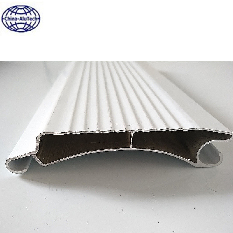 white powder coated aluminium profile for roller/shutter doors aluminium c profile