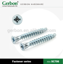 Gavanized furniture assembly screw