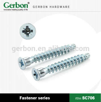 Gavanized furniture assembly screw